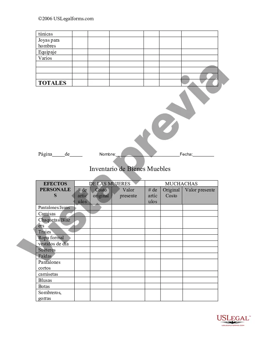 Preview Inventario de Bienes Muebles