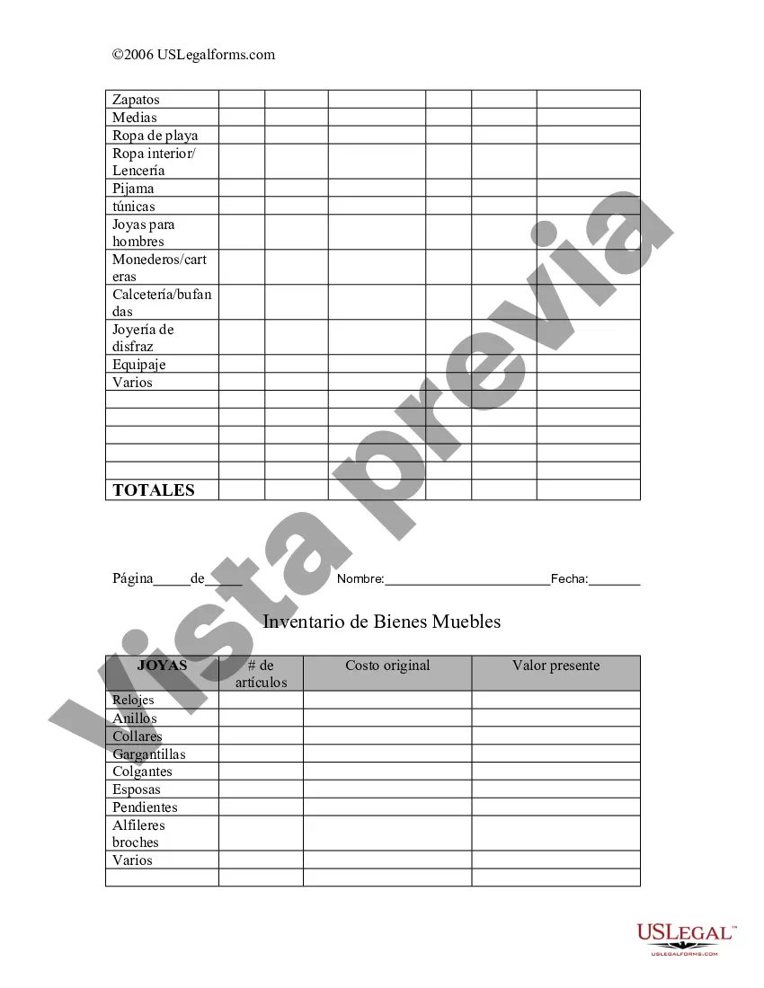 Preview Inventario de Bienes Muebles