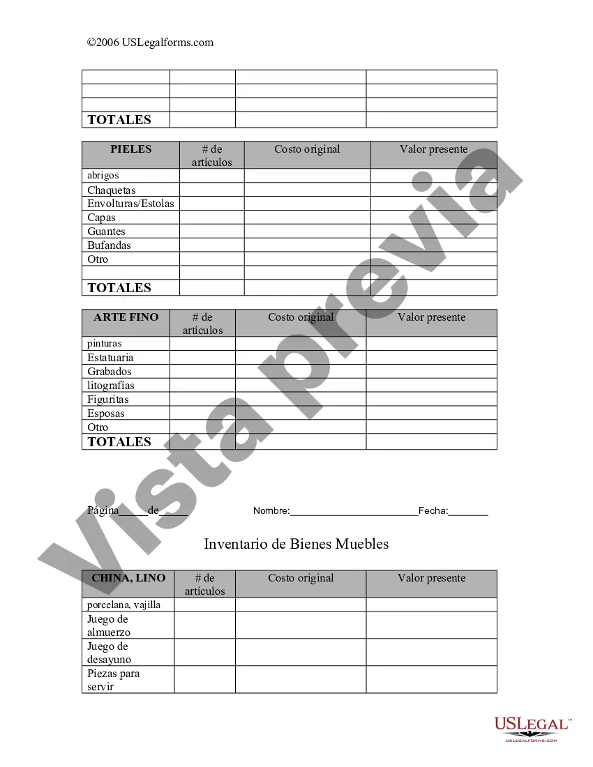 Preview Inventario de Bienes Muebles