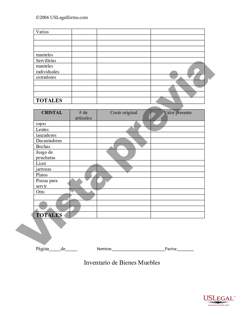 Preview Inventario de Bienes Muebles