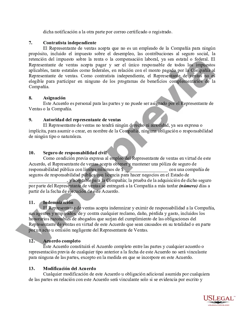 Preview Acuerdo con un Representante de Ventas Individual para Referencia de Negocios
