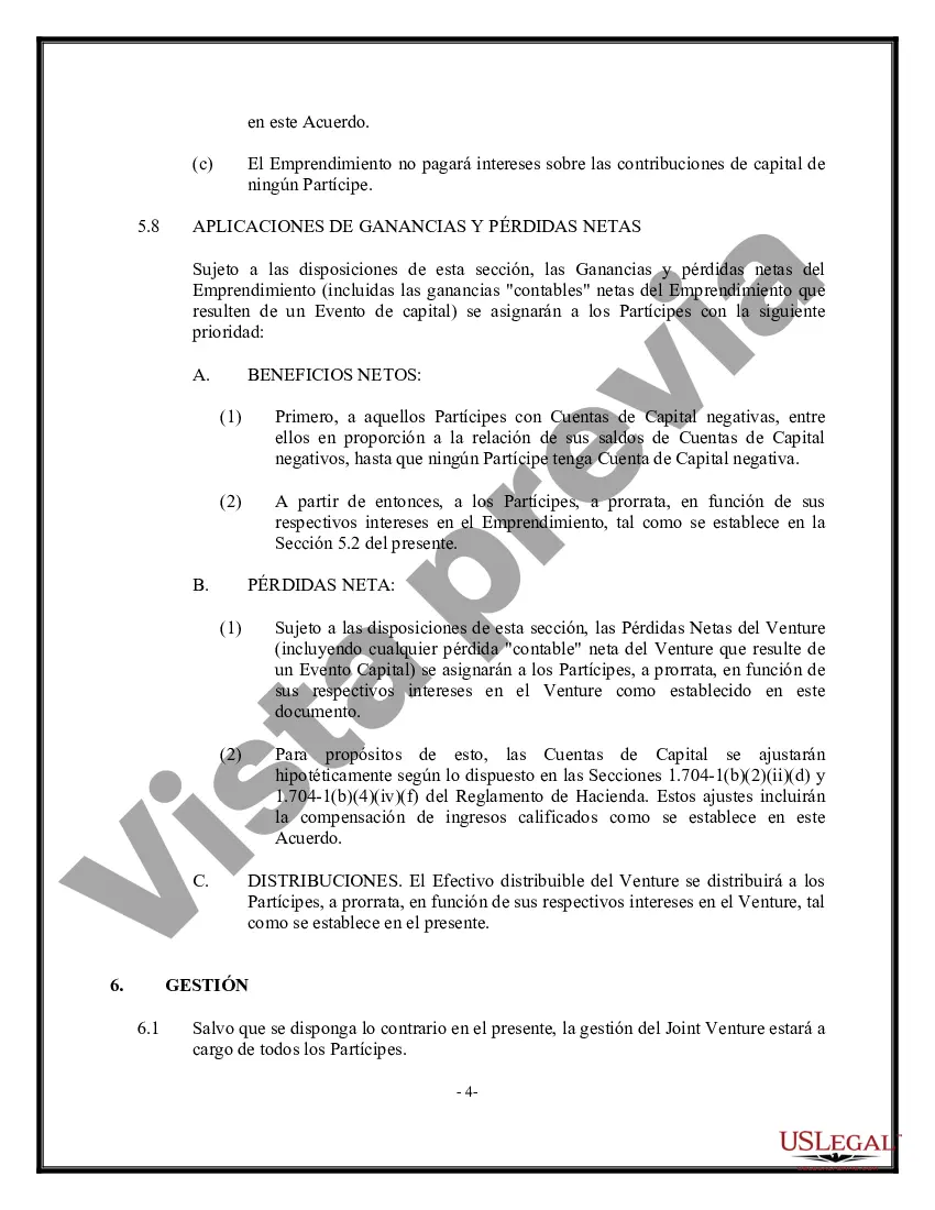 Preview Acuerdo de empresa conjunta