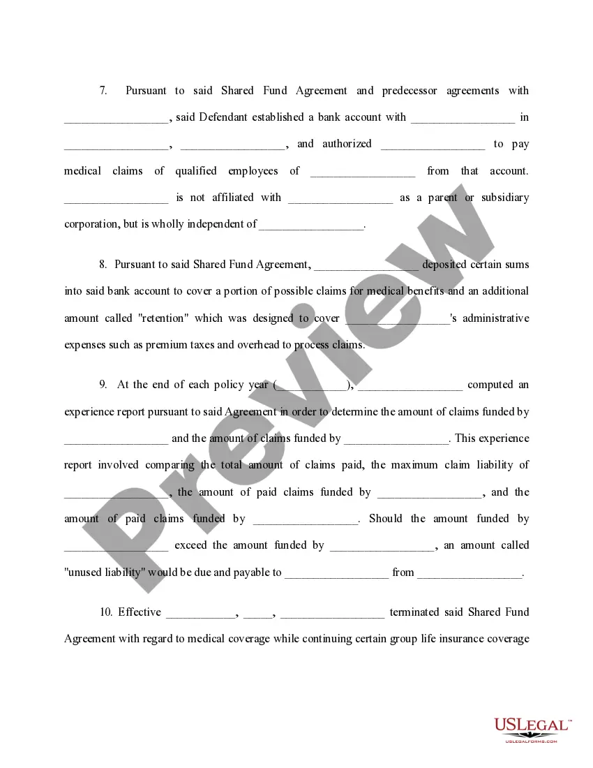 Get Complaint regarding Group Insurance Contract Preview Complaint regarding Group Insurance Contract