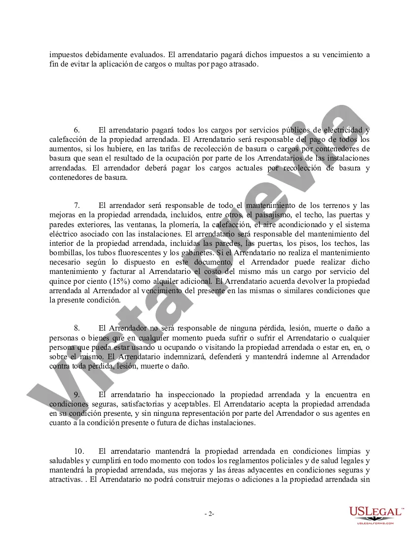 Preview Contrato de Arrendamiento - Espacio de Oficina