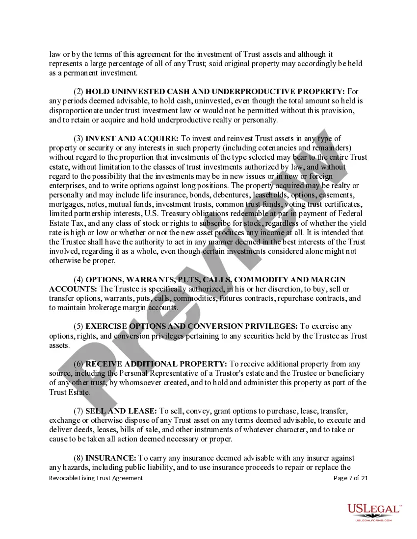 Get Living Trust - Revocable Preview Living Trust - Revocable