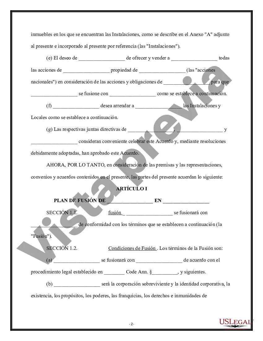 Preview Acuerdo de Fusión