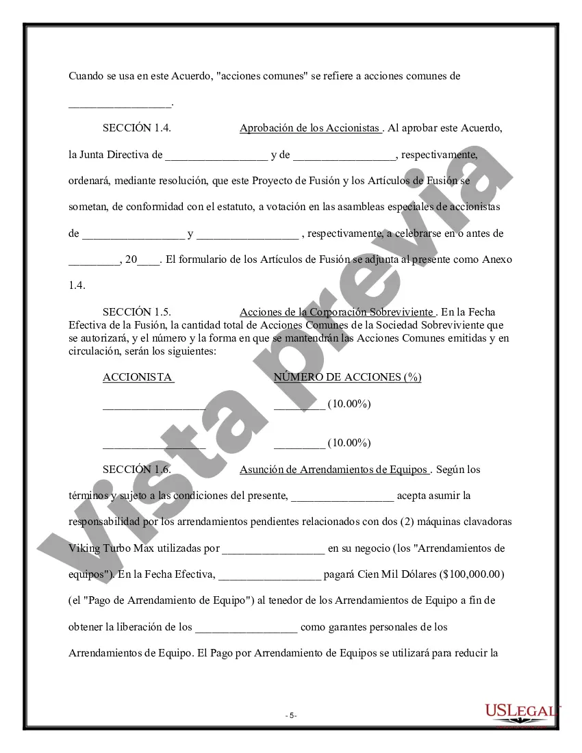 Preview Acuerdo de Fusión