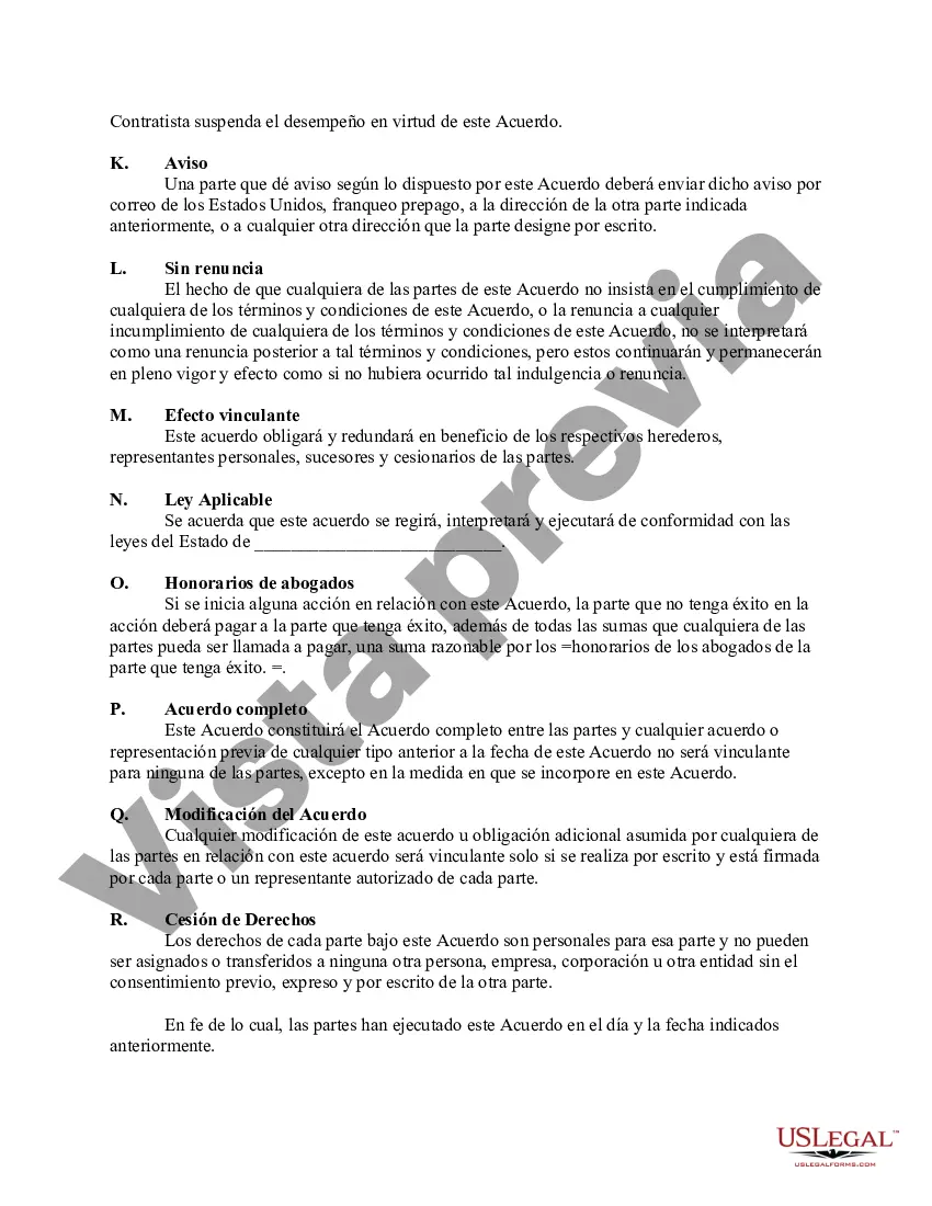 Preview Acuerdo de Servicios de Reparación Prepago para Propiedad Residencial