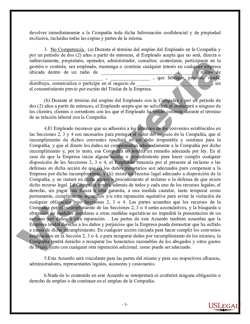 Preview Acuerdos de Confidencialidad - No Competencia en el Empleo