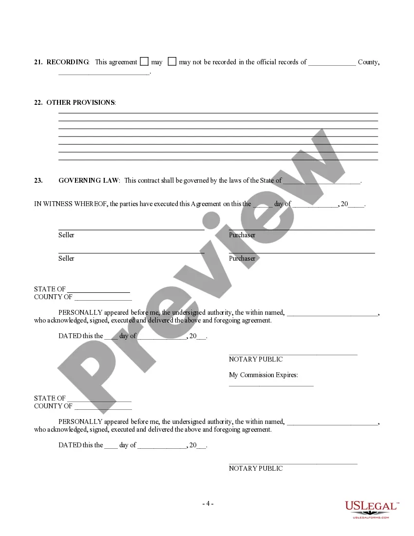 Get Option For the Sale and Purchase of Real Estate - Commercial Lot or Land Preview Option For the Sale and Purchase of Real Estate - Commercial Lot or Land