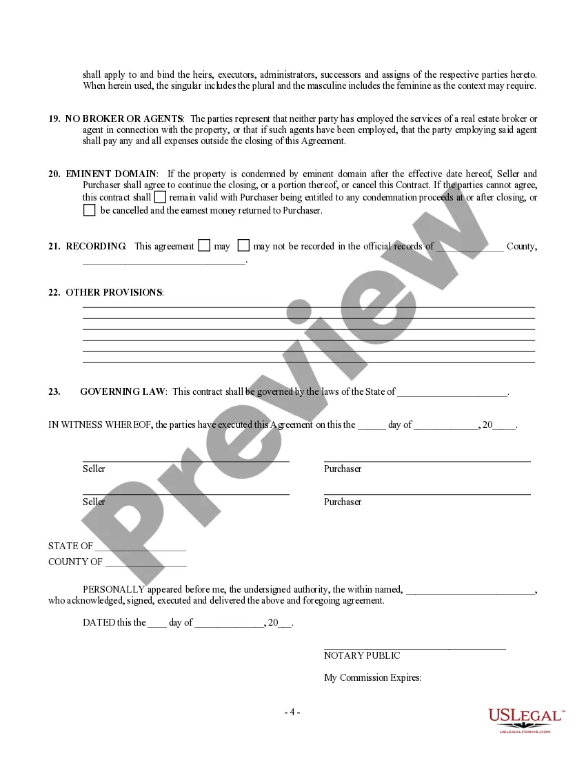 Get Option For the Sale and Purchase of Real Estate - Commercial Building Preview Option For the Sale and Purchase of Real Estate - Commercial Building