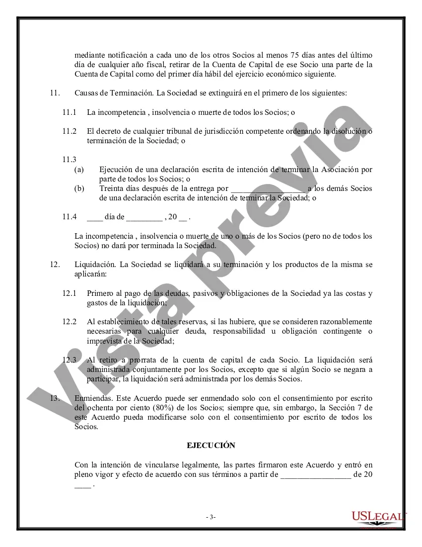 Preview Acuerdo de asociación simple