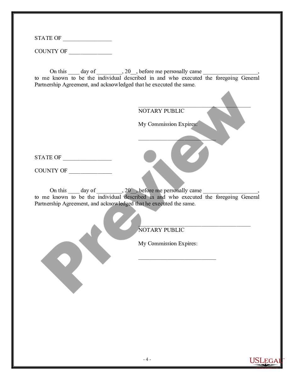 page 3 Simple Partnership Agreement preview