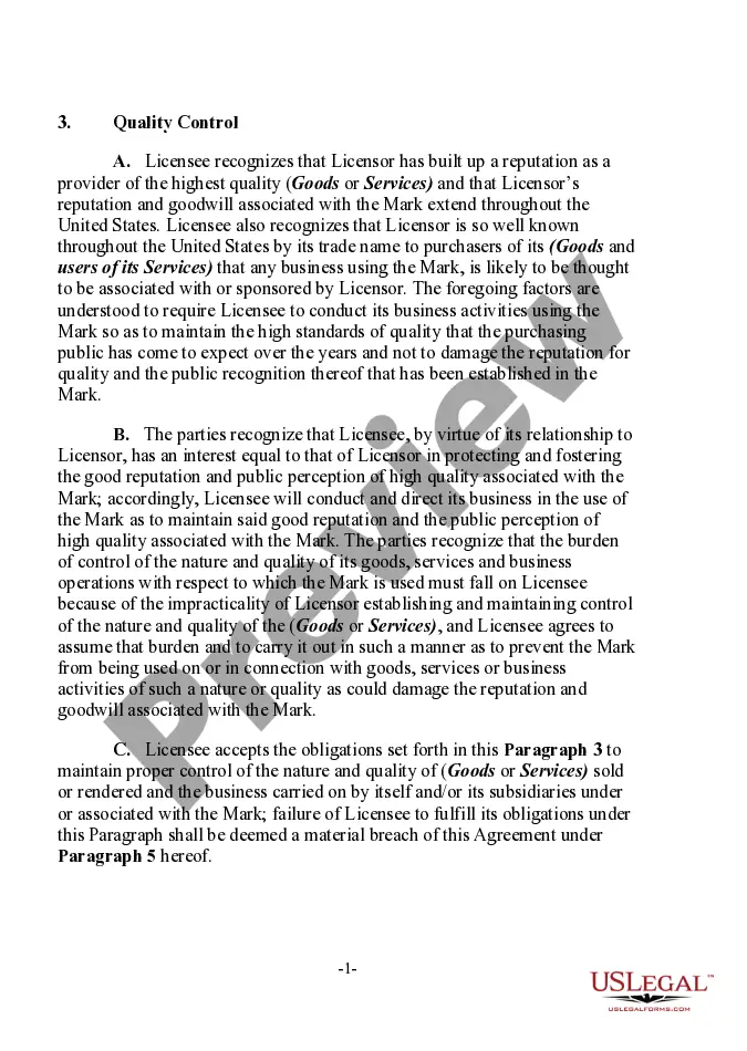Get Agreement to License Business Trade Name Preview Agreement to License Business Trade Name
