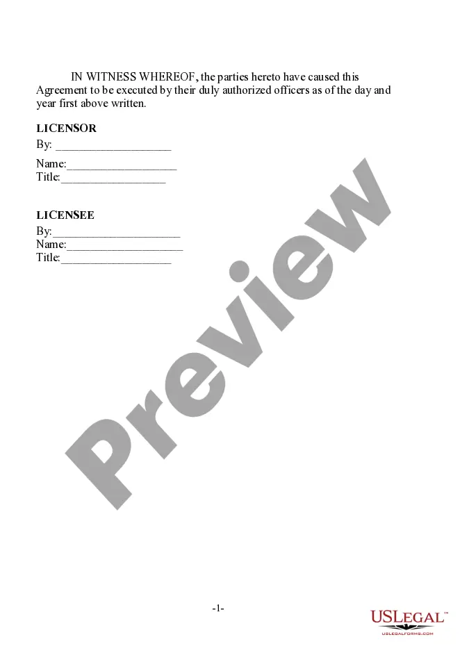Get Agreement to License Business Trade Name Preview Agreement to License Business Trade Name