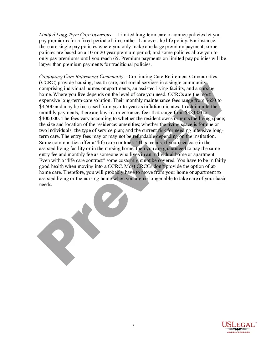 Preview Medicaid Long Term Care Handbook, Planner, and State Resource Guide