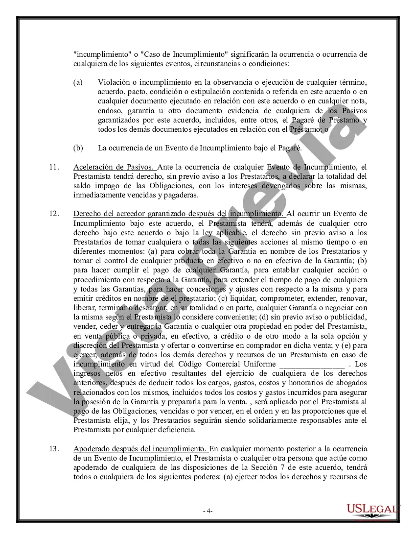Preview Contrato de Garantía para Pagaré