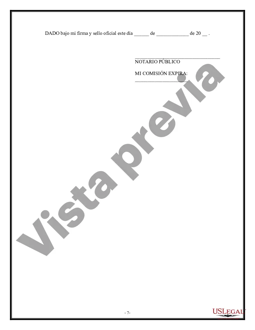 Preview Contrato de Garantía para Pagaré