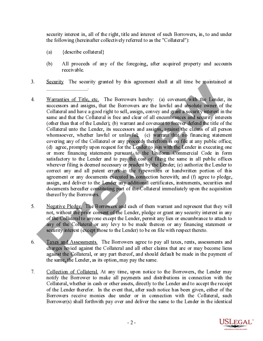Get Security Agreement for Promissory Note Preview Security Agreement for Promissory Note