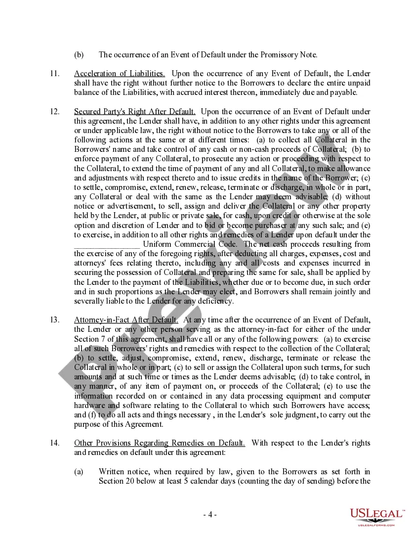 Get Security Agreement for Promissory Note Preview Security Agreement for Promissory Note