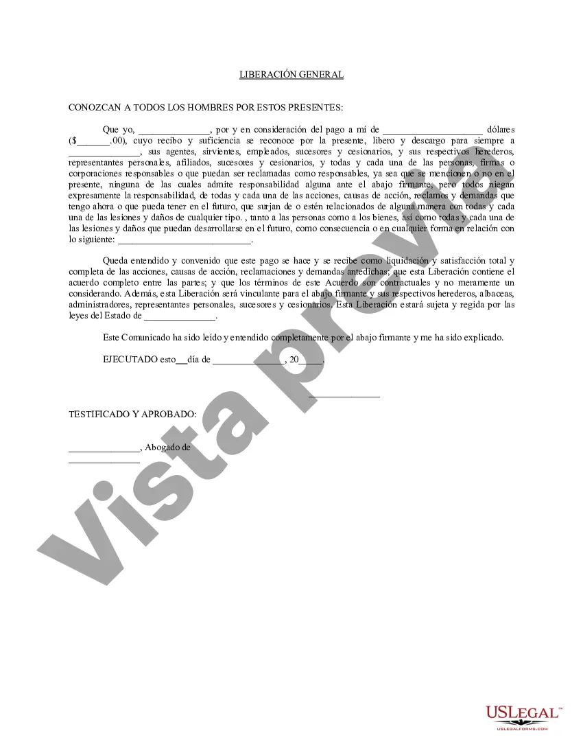 Preview Lanzamiento - General