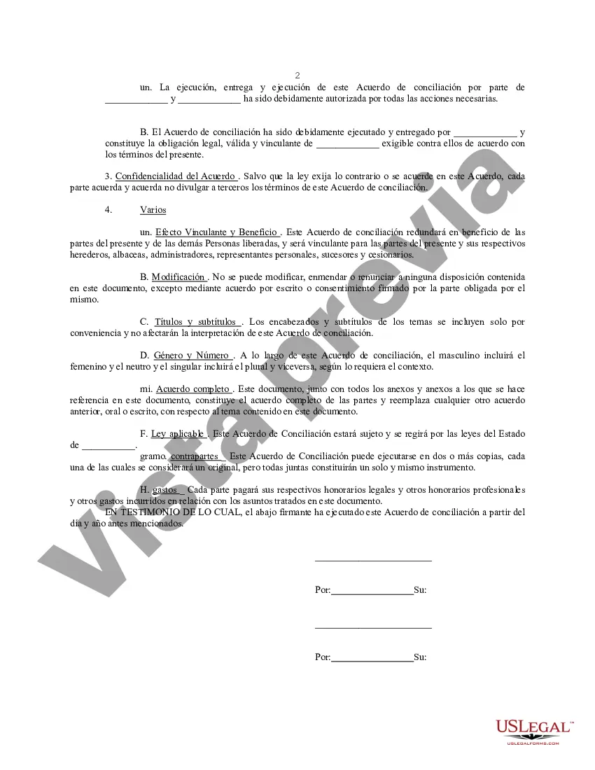 Preview Acuerdo de Liberación y Liquidación