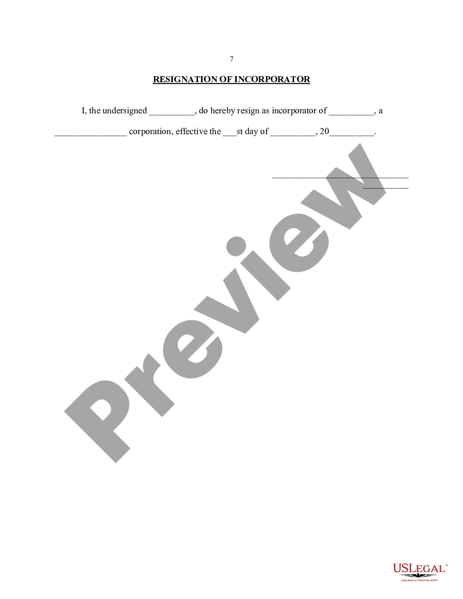 page 6 Resolution Form for Corporation preview