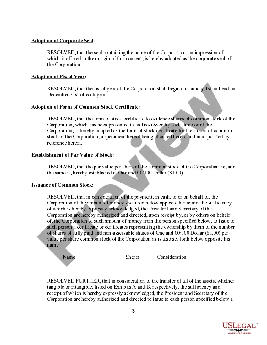 Get Resolution Form for Corporation Preview Resolution Form for Corporation