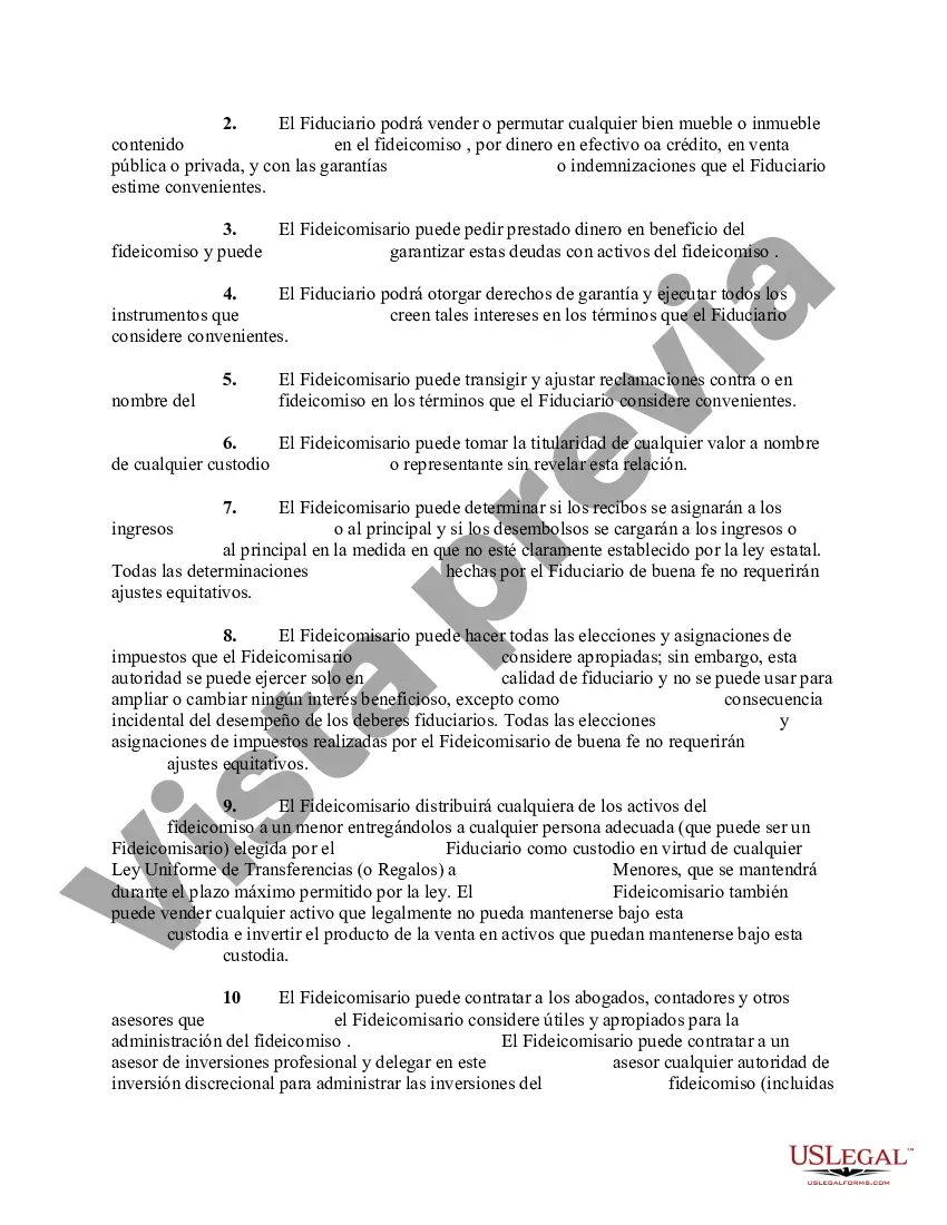 Preview Fideicomiso benéfico de anualidades de plomo Inter Vivos