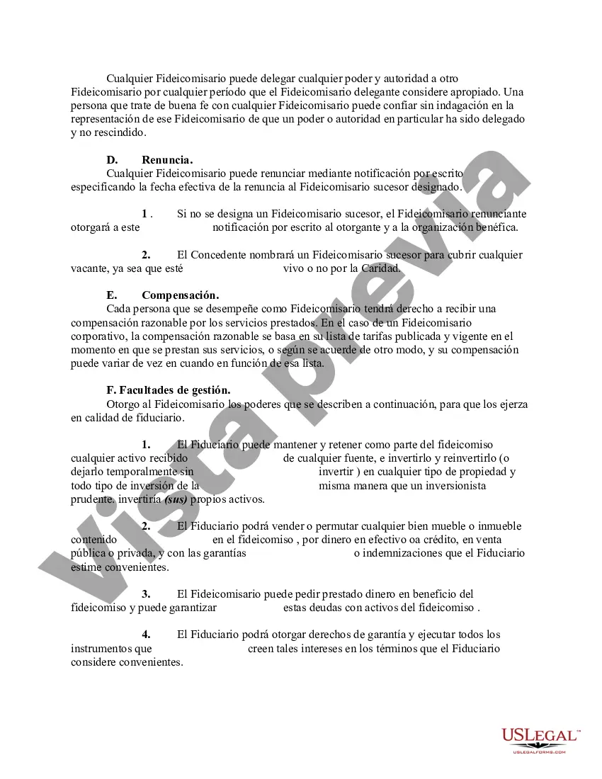 Preview Líder Caritativo Inter Vivos Unitrust