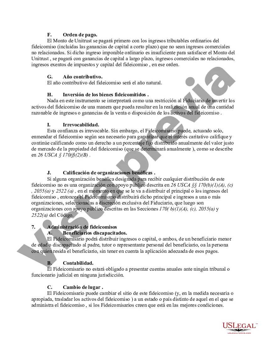 Preview Líder Caritativo Inter Vivos Unitrust