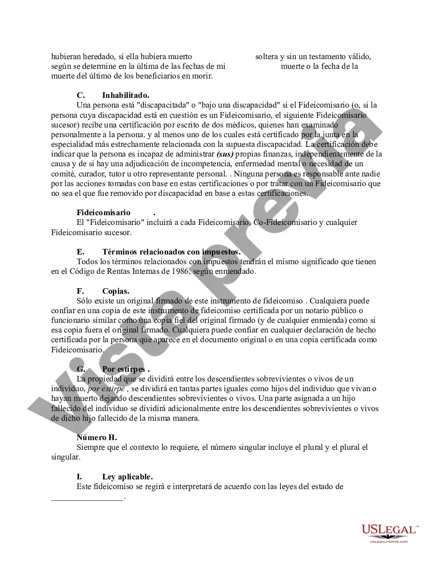 Preview Líder Caritativo Inter Vivos Unitrust