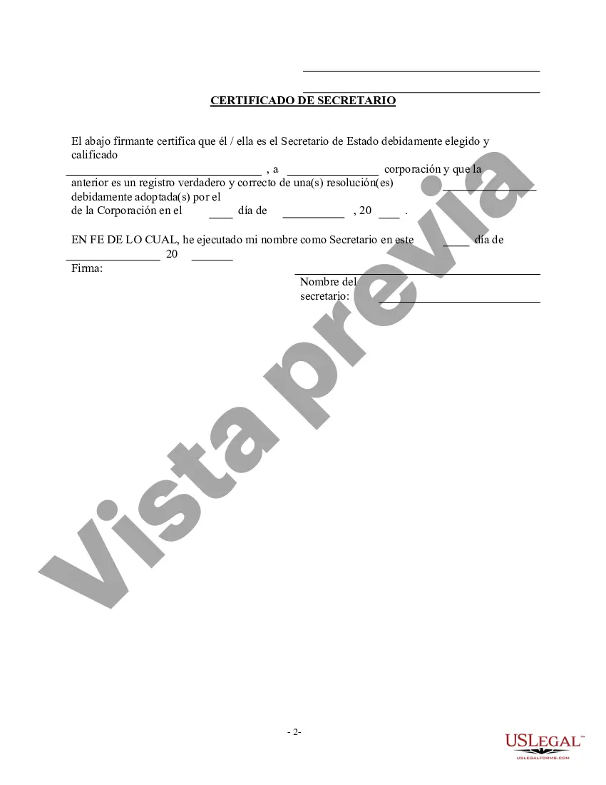 Preview Préstamo de dinero en pagaré - Formulario de resolución - Resoluciones corporativas