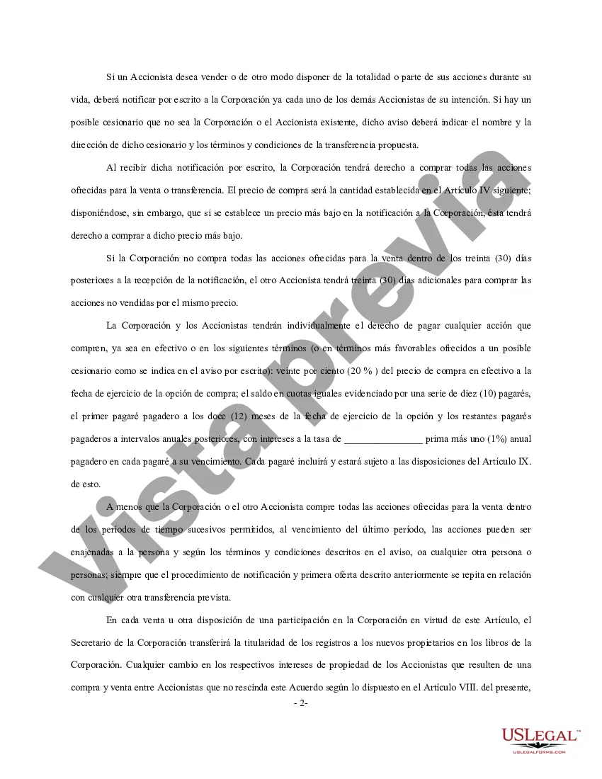 Preview Acuerdo de Retiro de Acciones