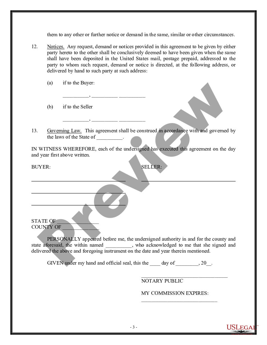 page 2 Security Agreement - Short Form preview