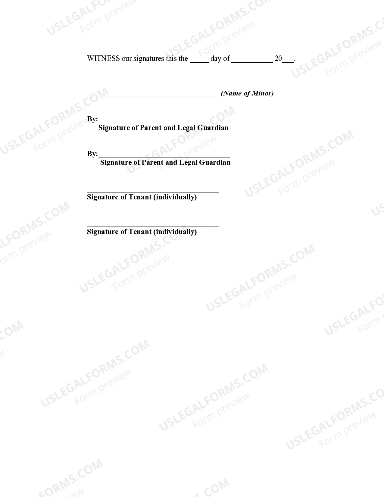 Preview Release of Landlord, Waiver of Liability, and Assumption of all Risks of Personal Bodily Injury Regarding Ponds Owned by Landlord and Located on Landlord's Property