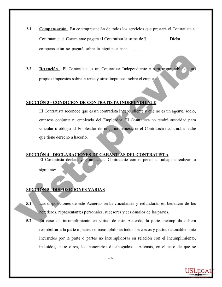 Preview Contrato de Servicios - General