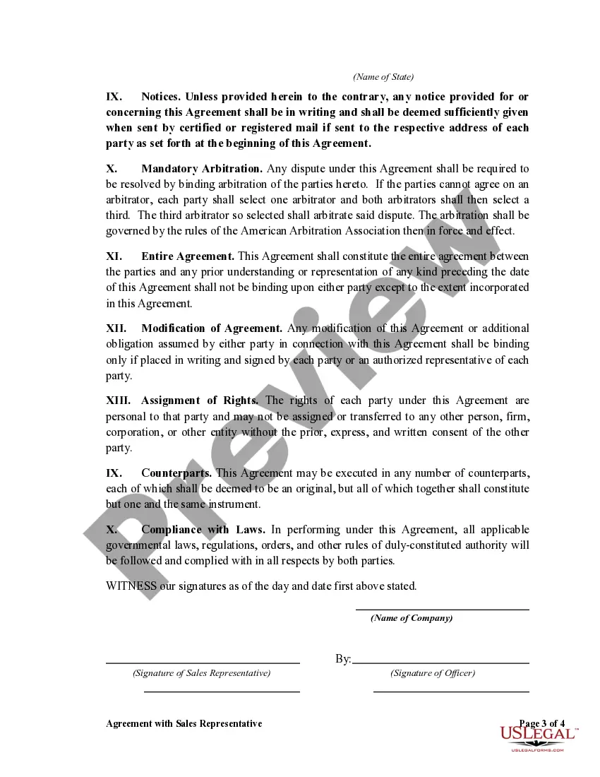 Get Agreement with Sales Representative to Sell Advertising and Related Services Preview Agreement with Sales Representative to Sell Advertising and Related Services