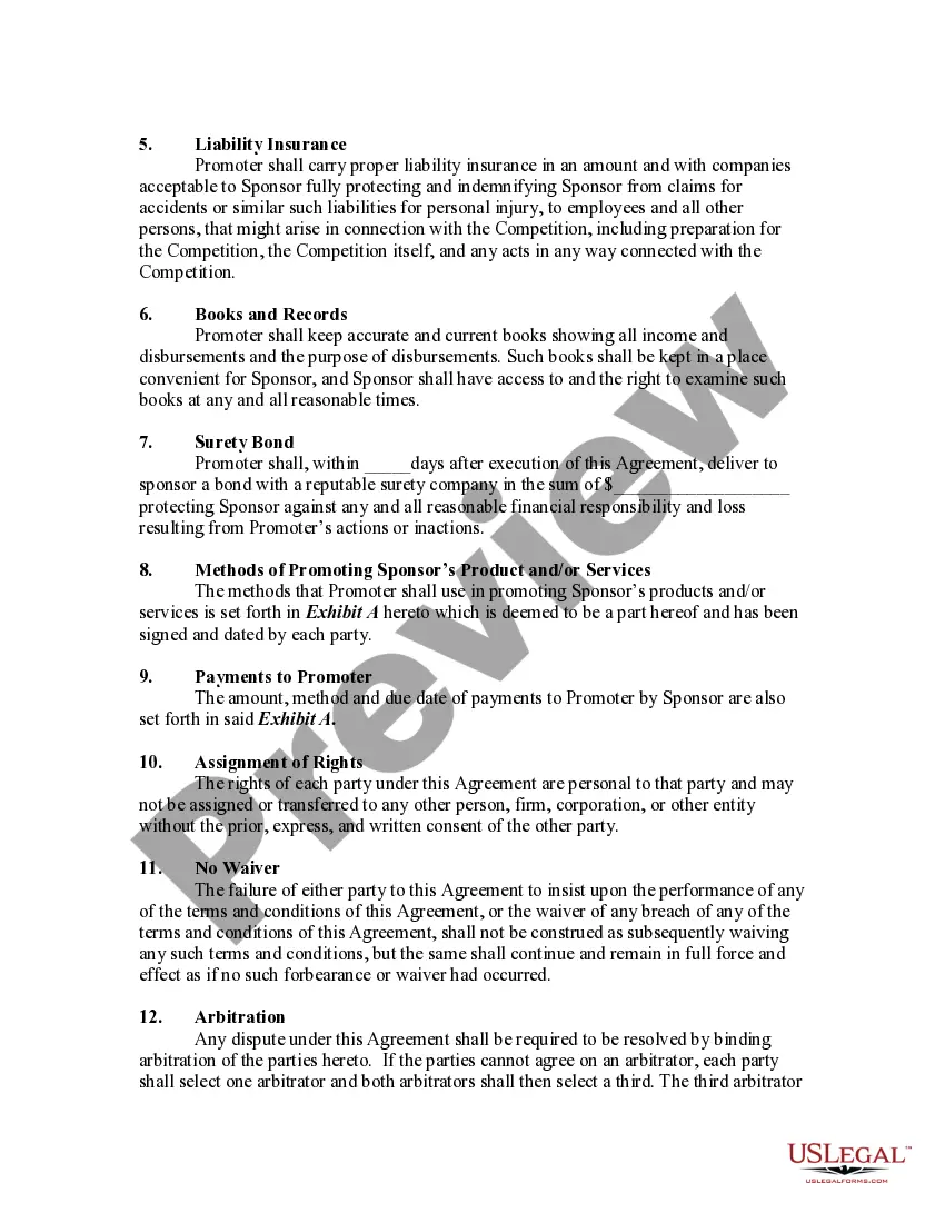 Get Contract For Promotion and Production of Annual Online Sports Competition Preview Contract For Promotion and Production of Annual Online Sports Competition