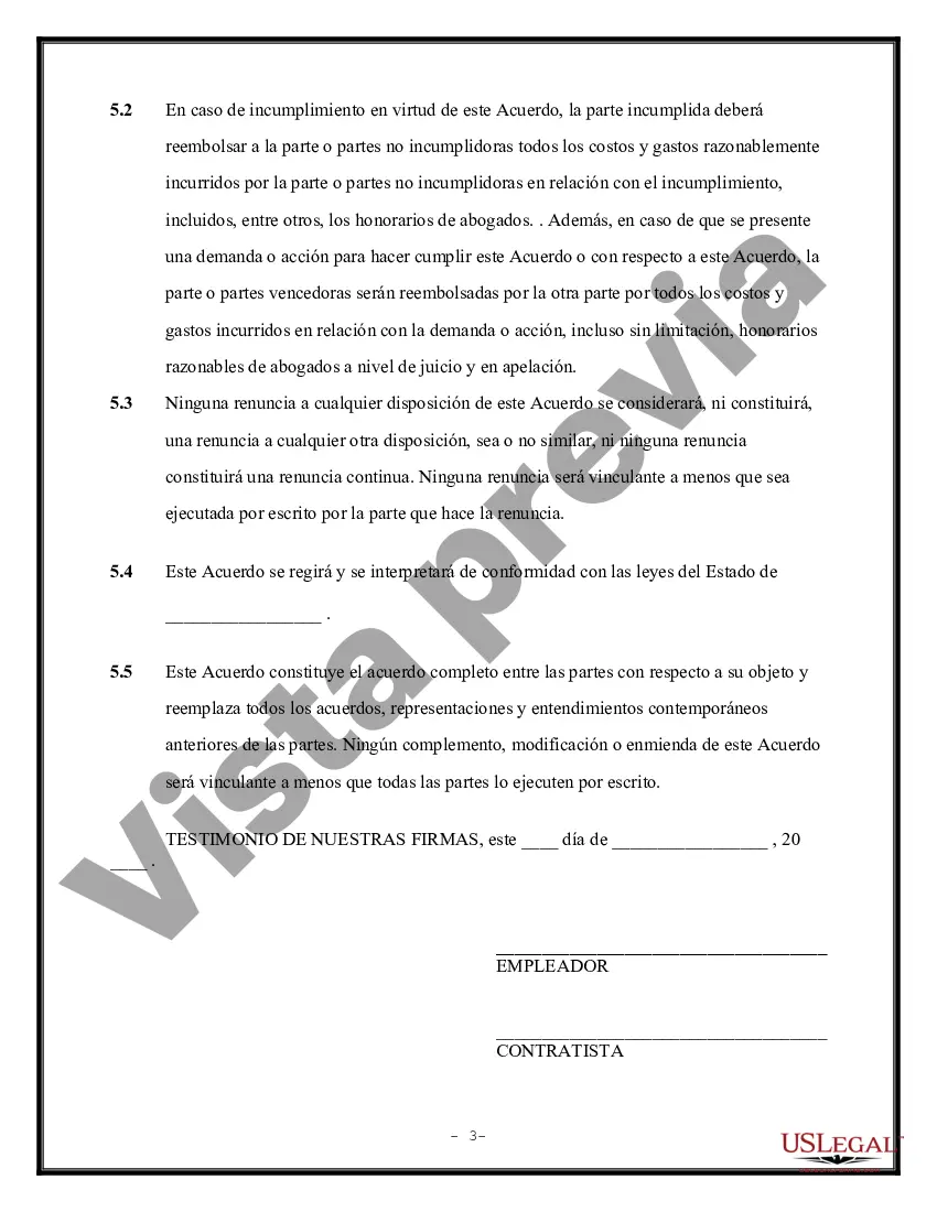 Preview Contrato de Servicios - Eléctrico