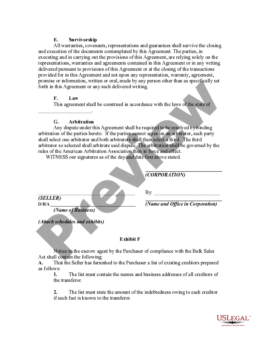 Get Agreement for Sale of Business by Sole Proprietorship with Seller to Finance Part of Purchase Price Preview Agreement for Sale of Business by Sole Proprietorship with Seller to Finance Part of Purchase Price