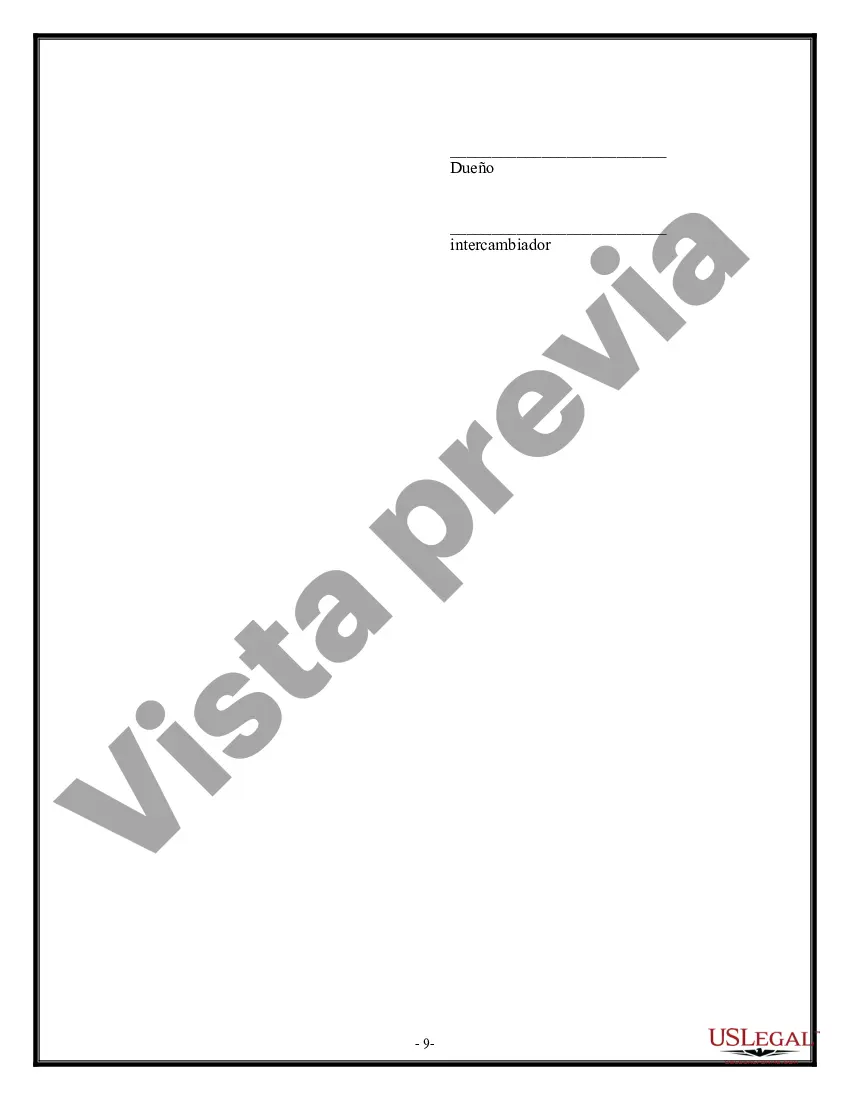 Preview Acuerdo de Intercambio Libre de Impuestos Sección 1031