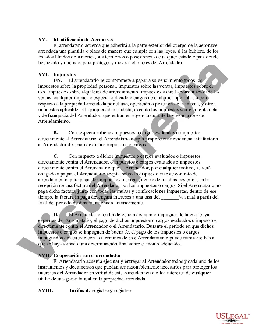 Preview Arrendamiento de Aeronaves por Plazos Sucesivos