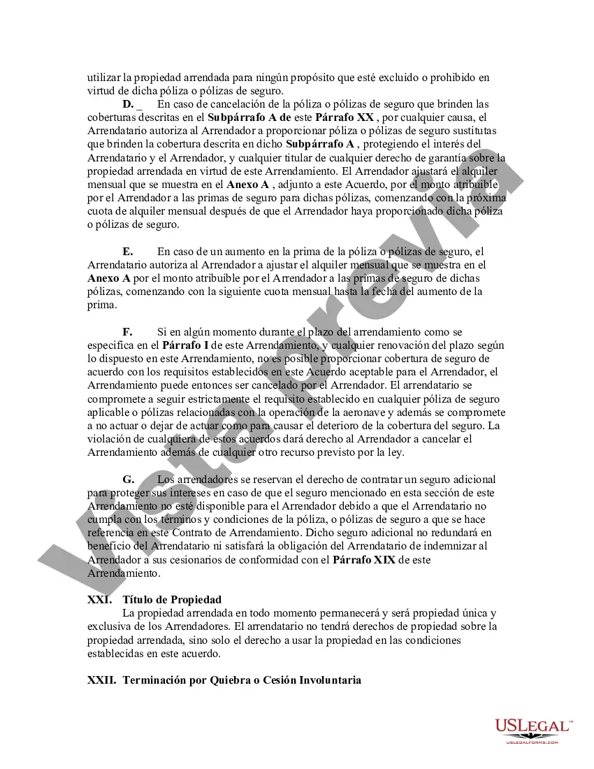 Preview Arrendamiento de Aeronaves por Plazos Sucesivos