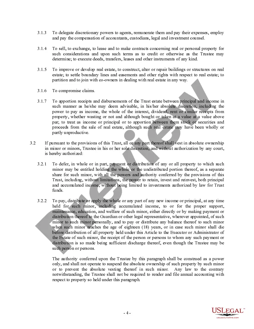 Get Trust Agreement - Family Special Needs Preview Trust Agreement - Family Special Needs