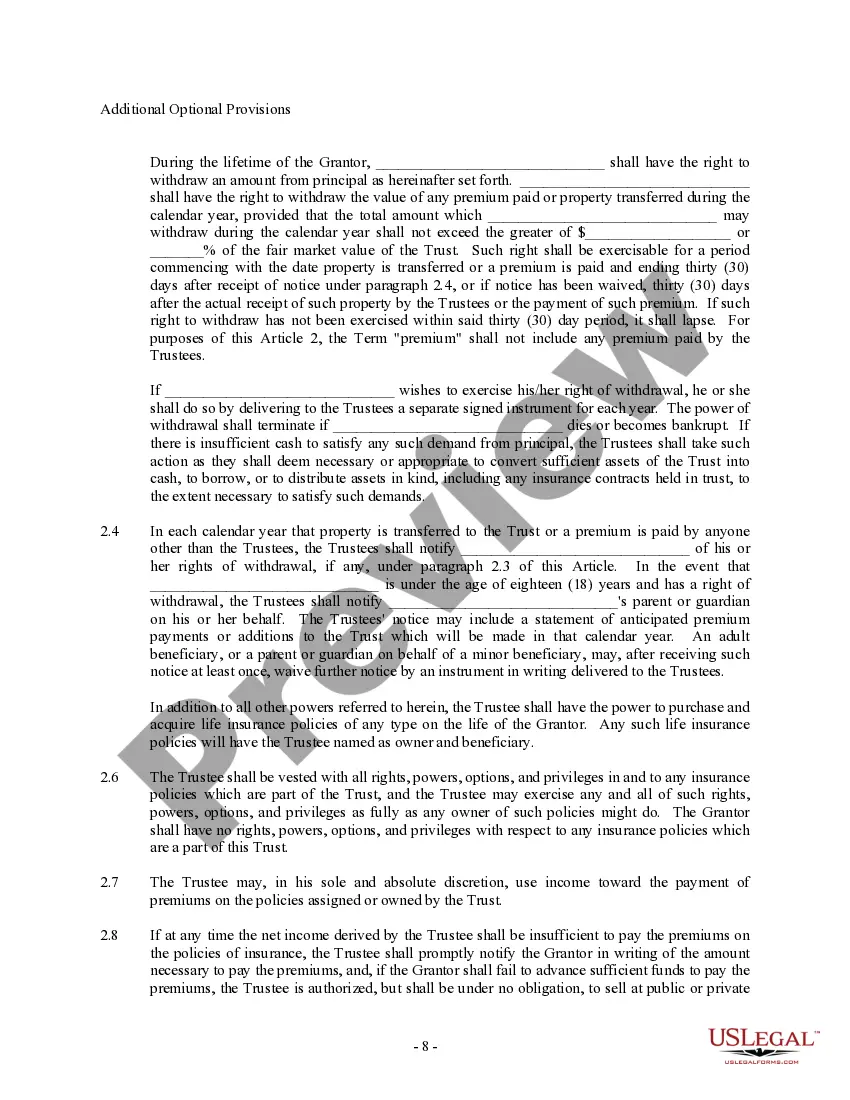 Get Trust Agreement - Family Special Needs Preview Trust Agreement - Family Special Needs