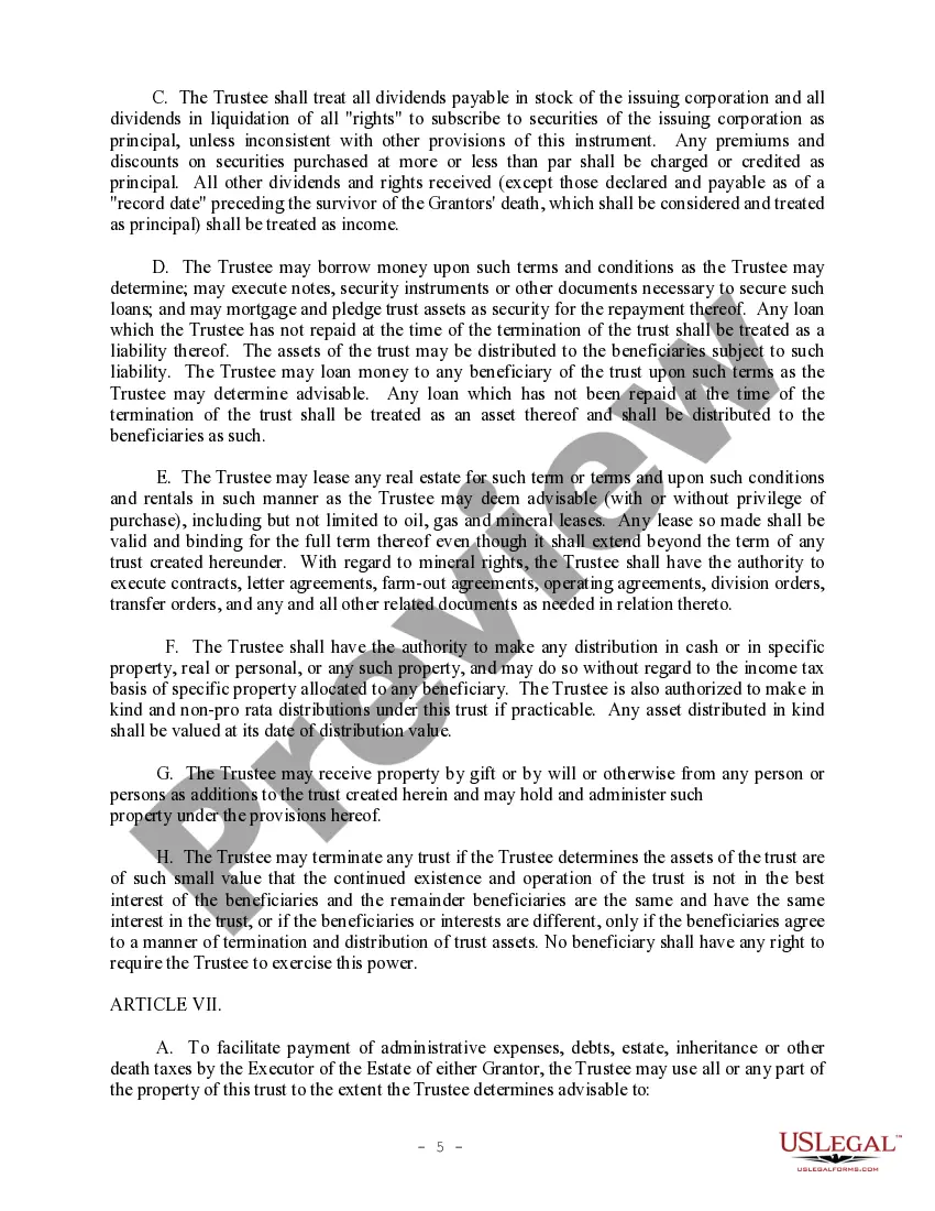 Get Revocable Trust Agreement - Grantor as Beneficiary Preview Revocable Trust Agreement - Grantor as Beneficiary