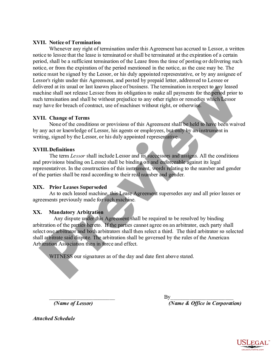 page 4 Lease of Machinery for use in Manufacturing preview