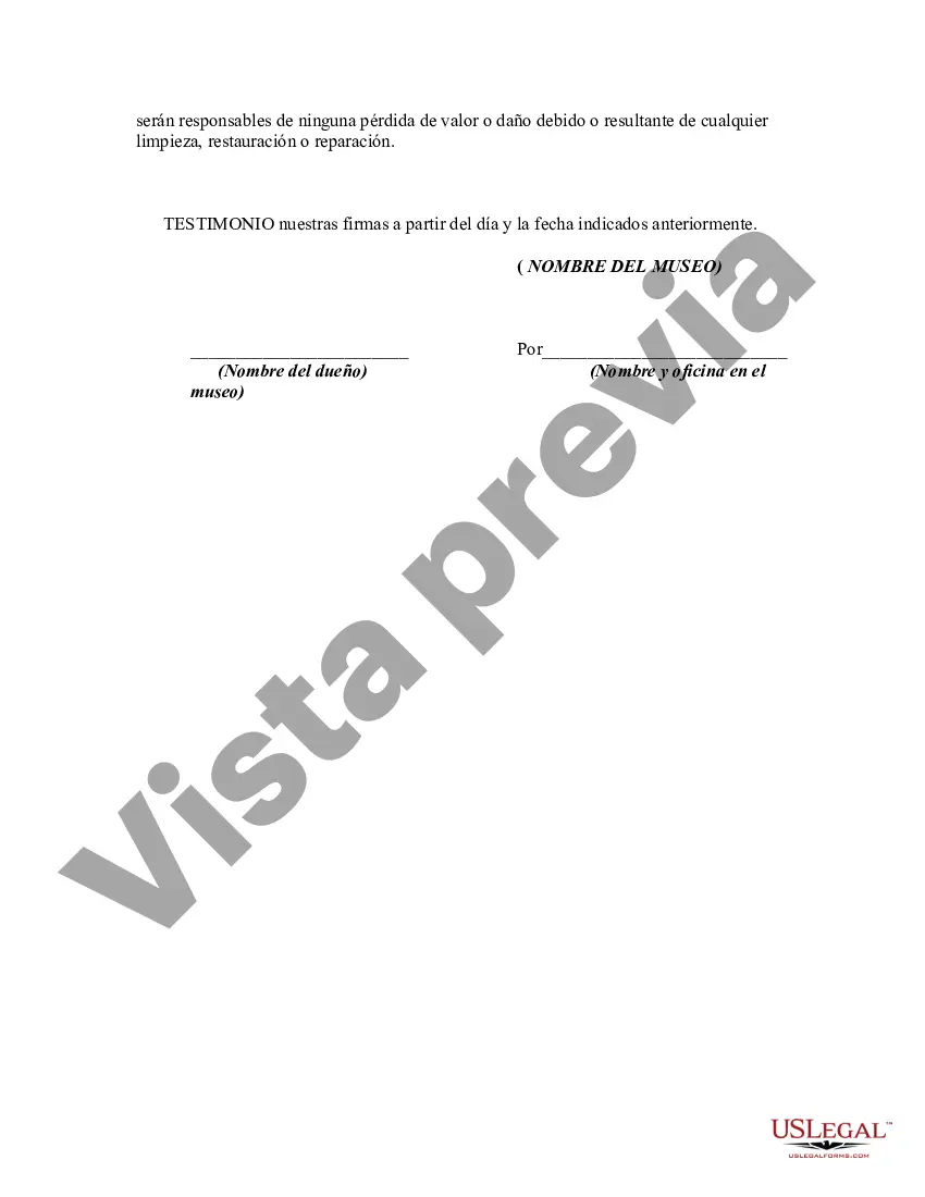 Preview Convenio de Préstamo de Obra de Arte a Museo