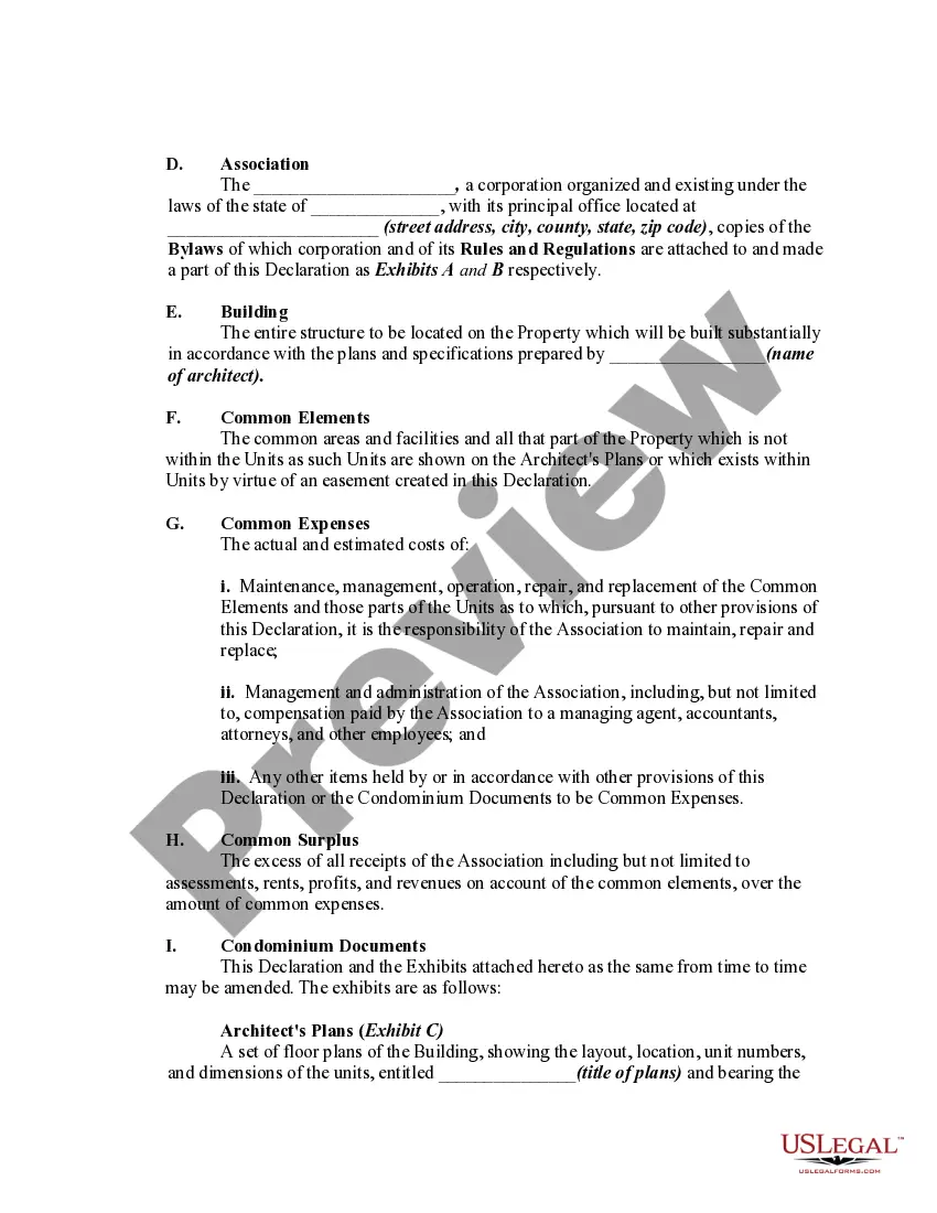Get Master Deed Declaration of Condominium Preview Master Deed Declaration of Condominium